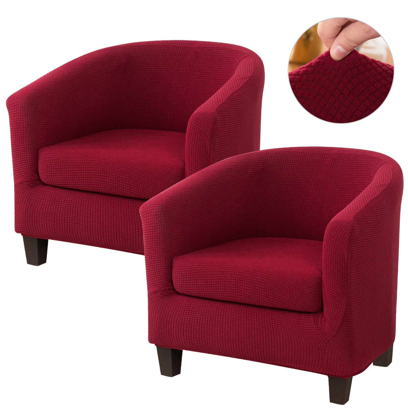 SHANNA Stretch Club Chair Cover Tub Chair Slipcover Couch Cover with