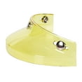 thumbnail image 4 of koolsoo Helmet Visor 3 Snap for Helmets with 3 Buttons Half Helmets Parts Transparent Transparent Yellow, 4 of 7