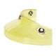 thumbnail image 4 of Visera de casco retro con 3 broches para casco 3/4, accesorios de repuesto directos. Amarillo transparente, 4 of 7