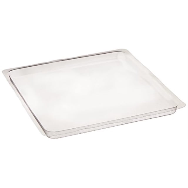 Bandeja para mezclar tinta School Smart, 6-1/2 x 6-1/2 pulgadas, plástico transparente, paquete de 10