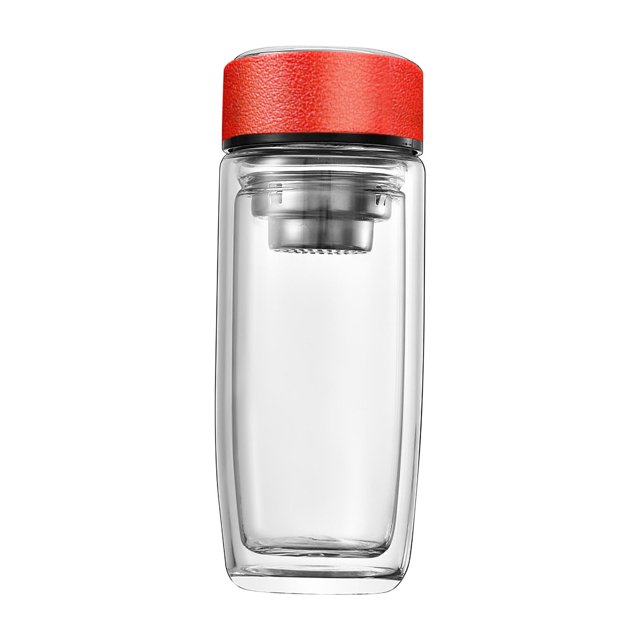 EGNMCR Cups Tea Separation Cup Double-layer Tea Brewing Glass Cup GOOD Boron Silicon Thickened Explosion-proof cup cup