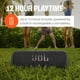thumbnail image 4 of ¡Paquete de altavoz Bluetooth inalámbrico portátil impermeable JBL Flip 6 con divvi! Estuche rígido premium - Rojo, 4 of 5