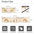 thumbnail image 3 of Yayeee Faucet Mat for Kitchen Sink 14.7" Diatomite Long Splash Guard Pad, Retro Rainbow, 2 Pack, 3 of 7