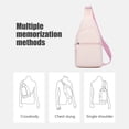 thumbnail image 6 of Waterproof Chest Bag Crossbody Sling Backpack with Multi Pockets, Lightweight Travel Shoulder Bag with Headphone Port for Sports, Hiking, and Daily Use, 6 of 6