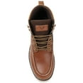 thumbnail image 4 of Territory Mens Macktwo Wide Tru Comfort Foam Lace-up Moc Toe Ankle Boot, 4 of 7