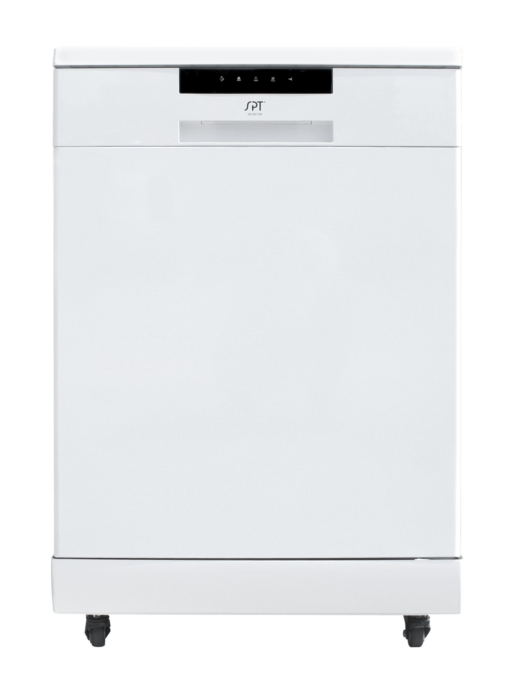 Energy Star 24" Portable Stainless Steel Dishwasher White