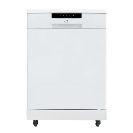 Sunpentown SD-6513W 24 in. Energy Star Portable Stainless Steel Dishwasher  White