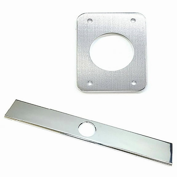 TIGRESS 88932 T-Top Aluminum Backing Plate - 5"" x 6-1/2"" x