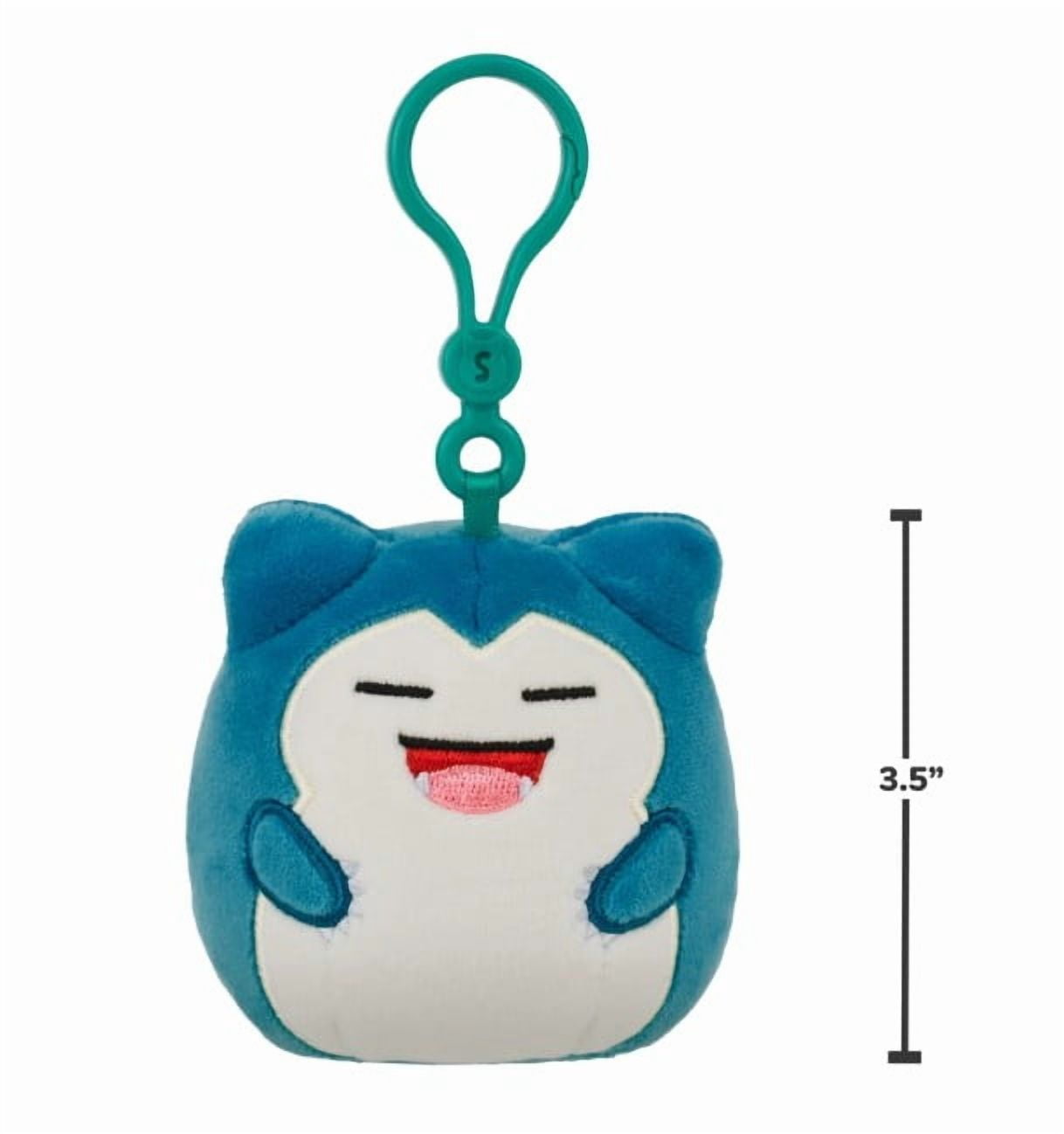 Pokemon Squishmallows Clip-on Plush Snorlax