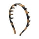 thumbnail image 3 of Diadema de silicona, accesorio para el cabello, sencilla, flexible y , cómoda, antideslizante, con peine, para mujer. Marrón, 3 of 9