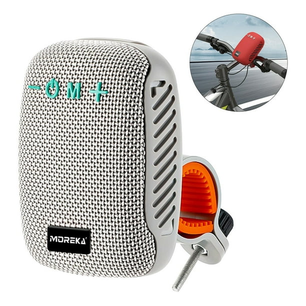 Bocina Moto Bluetooth Moreka 405 TF Card Radio FM Resistente al agua 8w
