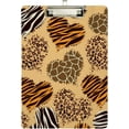 thumbnail image 2 of FMSHPON Leopard Hearts Clipboard Hardboard Wood Nursing Clip Board and Pull for Standard A4 Letter 13x9 inches, 2 of 8