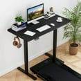 thumbnail image 4 of Costway 48" x 24" Electric Standing Desk with LED Display 2 Memory Height Settings for Home Black, 4 of 9