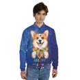 thumbnail image 4 of Autism Awareness Corgi Accept Understand Love All Over Print 3D Baseball Jacket Welsh Corgi Dog Lover Gifts Idea Bomber Jacket Softball - 12003, 4 of 6