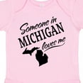 thumbnail image 4 of Inktastic Someone in Michigan Loves Me Boys or Girls Baby Bodysuit, 4 of 5