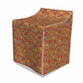 thumbnail image 1 of Autumn Washer Cover, Physalis Tropical Golden Shade Berry on Minimalist Background Print, Dust and Dirt Free Decorative Print, 29" x 28" x 40", Taupe Grey and Vermilion, by Ambesonne, 1 of 3