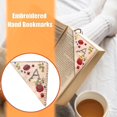 thumbnail image 5 of Lishi Customized Floral Letter Embroidered Bookmark - Unique Handmade Gift for Him, 5 of 5