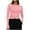 Pink, variant on Women's Long Sleeve Baselayer Tops Slim Fit Long Sleeve Crewneck Undershirts Solid Color Casual Going Out Tops