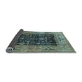 thumbnail image 2 of Ahgly Company Indoor Square Oriental Light Blue Industrial Area Rugs, 6' Square, 2 of 4