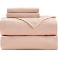 thumbnail image 6 of Chezmoi Collection Extra Soft Bed Sheets Set, Double Brushed Microfiber 14-Inches Deep Pockets, 4-Piece Sheet Set, King, Blush Pink, 6 of 8