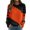 Orange, variant on Vedolay Women T Shirts Fashion Women's Oversized Half Zip Pullover Long Sleeve Sweatshirt Quarter Zip Hoodie Sweater,Black XXL