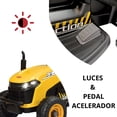 thumbnail image 2 of Tractor Montable Electrico para Niños Control Remoto Luz Led 12v - Amarillo, 2 of 8