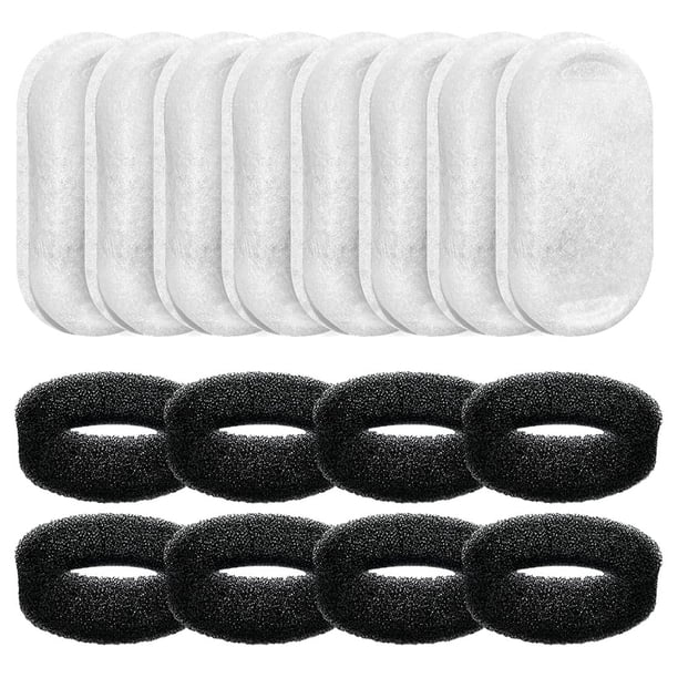 Filtros de Fuente de Agua de Gatos para Fuente de Agua para Mascotas de Flujo de Agua Ajustable de 108Oz/3.2L y 67Oz/2L, Fuente de Agua para Gatos