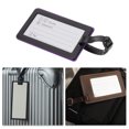 thumbnail image 5 of Unique Bargains 1 Pc Airplane Lines Pattern Luggage Tag for Travelling Purple, 5 of 5