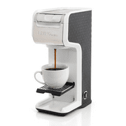 Cafetière à dosettes K-Cup à service unique, machine à café 2 en 1 compatible avec le sol et la capsule