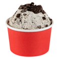 thumbnail image 1 of Restaurantware Red 50 Count to Go Cup Disposable 3 x 3 x 1.8 Inches Paper Mini Cup Grease-Resistant Cup Recyclable Durable Design, 1 of 14