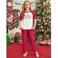 thumbnail image 6 of Arshiner Girls' Casual Sets Short Sleeve T-Shirt Top and Sweatpants with Pockets, 6 of 6