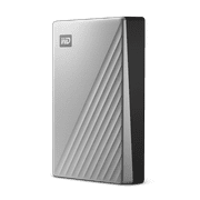 Western Digital 6TB WD My Passport Ultra for Mac USB-C and USB 3.2 Gen 1, Portable External Hard Drive HDD, Silver - WDBGKC0060BSL-WESN