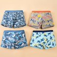 thumbnail image 2 of Shadoumai Boys Underwear 4 Pack, Toddler Boxer Briefs Soft Breathable Kids Shorts Boxer, 2 of 4