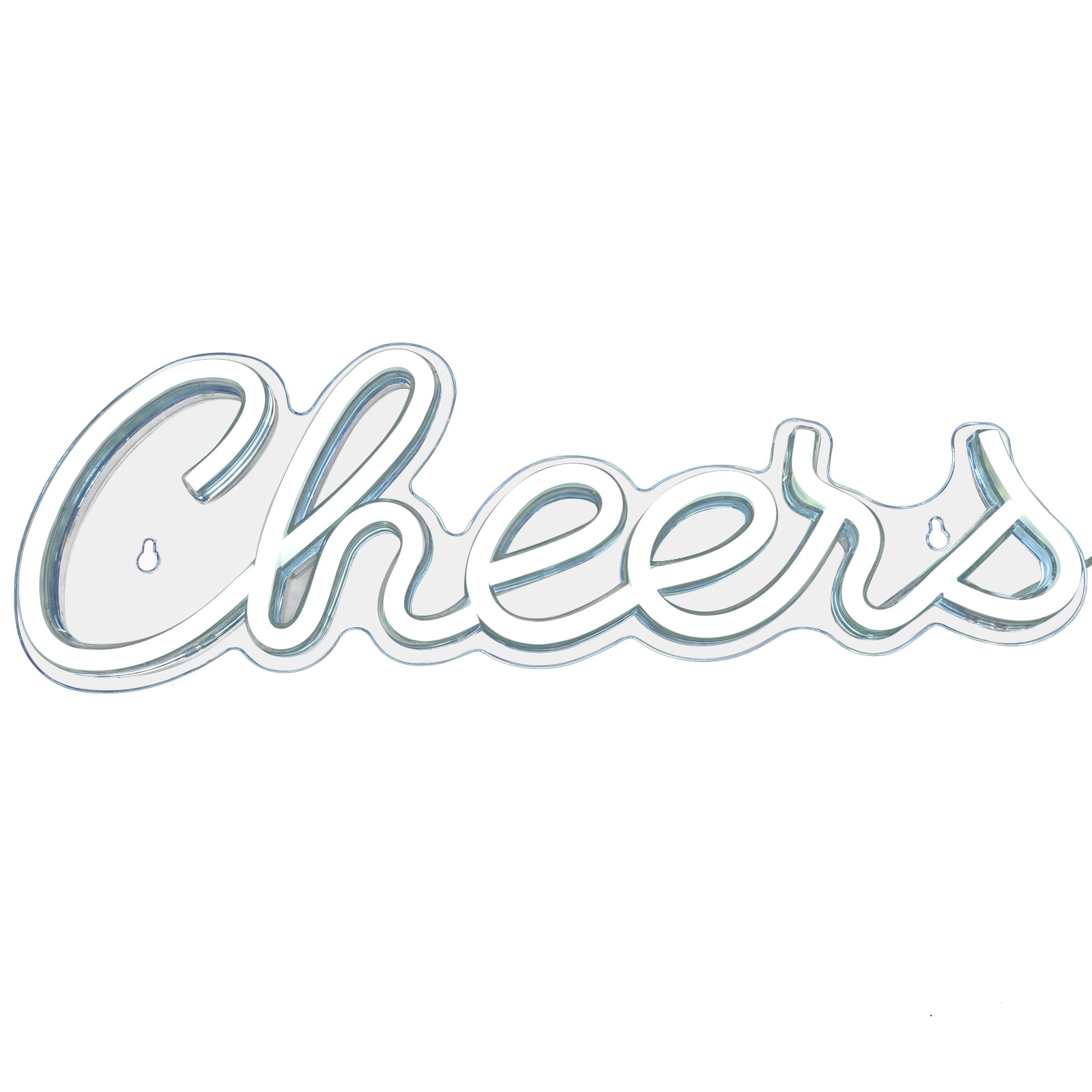 Homemaxs cheers neon sign decorative neon light sign for home bar party