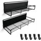 thumbnail image 1 of 2 Piezas Estante Organizador Magnético para Especias, Especiero para Cocina, 5 Ganchos Extraíble, Organizador de Cocina con Iman para Refrigerador, Lavadoras, Repisas para Cocina (Negro), 1 of 4