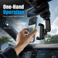 thumbnail image 3 of 360° Rotatable Rear View Mirror Phone Car Mount, 3 of 10