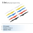 thumbnail image 3 of Uxcell 5 Set RC Propellers Blade Prop 2 Vane 7.6cm Dia Plastic Low-Noise Propeller(Red/White/Blue/Black/Yellow), 3 of 6