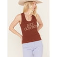 thumbnail image 3 of White Crow Women's Hey Cowboy Ribbed Graphic Tank - PT232271BB Medium  US, 3 of 4