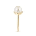thumbnail image 3 of ANGARA Classic South Sea Cultured Pearl Bypass Ring in 14K Yellow Gold for Women | June Birthstone, Birthday, Anniversary, Jewelry Gift for Women | Pearl Ring, 3 of 8