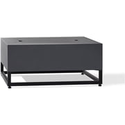 Real Flame Blake Metal Propane Fire Table with Conversion Kit in Slate Gray