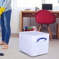 thumbnail image 5 of Really Useful Box 35L Strong Plastic Storage Box with XL Snap Lid, 3 Pack, 5 of 7