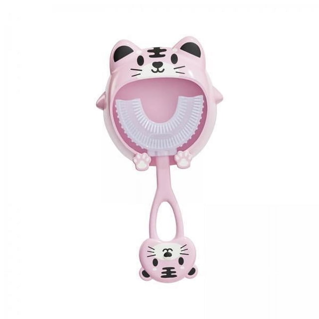 2 Cepillos De Dientes Manuales Para Niños De 2 A 12 Años, Color Rosa 2 piezas