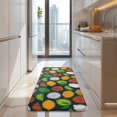 thumbnail image 4 of Lemon Mixed Citrus Fruits DarkGreen Pattern Kitchen Rug Mat,Kitchen Runner Rugs Non Skid Washable,Decorative Kitchen Floor Mats for Kitchen,Sink,Laundry,17"x47.2", 4 of 7