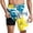 Multicolor-E, variant on Stamzod Swimming Trunks for Men Quick Dry Bathing Suit Beach Swimming Shorts with Compression Liner and Pockets Multicolor-5 L