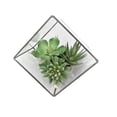 thumbnail image 1 of Vickerman FM181001 7.5 in. Green Succulents in Geo Terrarium, 1 of 1