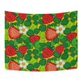 thumbnail image 2 of MYPOP Leaf With Strawberries Tapestry Wall Hanging Decoration Home Decor Living Room Dorm 80x60 inches, 2 of 4