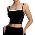 thumbnail image 2 of Women Halter Neck Sports Tank Tops Breathable Slim Fit Yoga Tops Sweat Wicking Running Camisole, 2 of 3