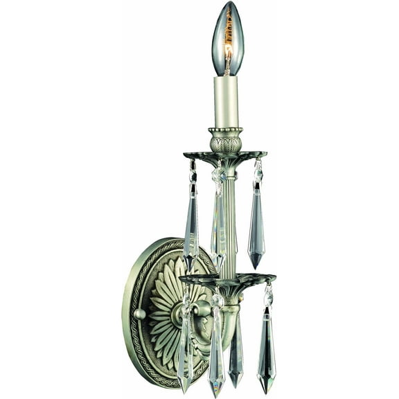 MARSEILLE Wall Sconce French Gold Royal-Cut Crystal Candelabra E12 Chandelier