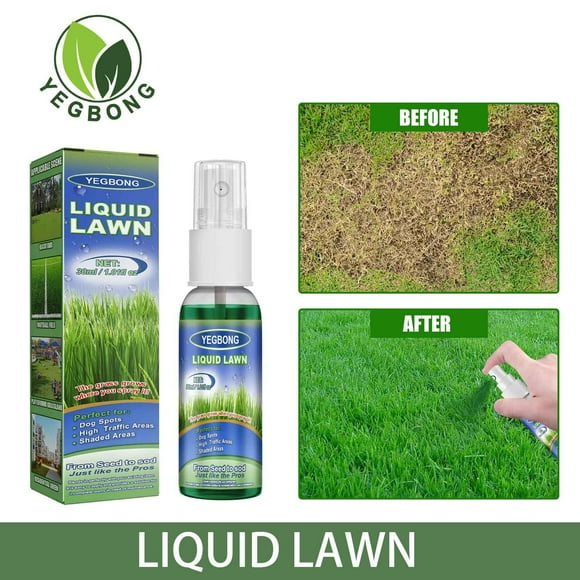 Grass Growth Spray, Outdoor Football Field Solution, Concentrated Nutrient, 30ml Bottle, Sports Field Maintenance, Turf Fertilizer, Lawn Care Treatment, Natural Grass Enhancement SOPABCP Under 10