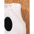 thumbnail image 2 of RUINIXCW Newborn Baby Girl Boy Halloween Ghost Costume Cosplay Outfit Infant Girls Boys Fall Winter Clothes Warm Fleece Sleeveless Romper Hat Set, 2 of 7